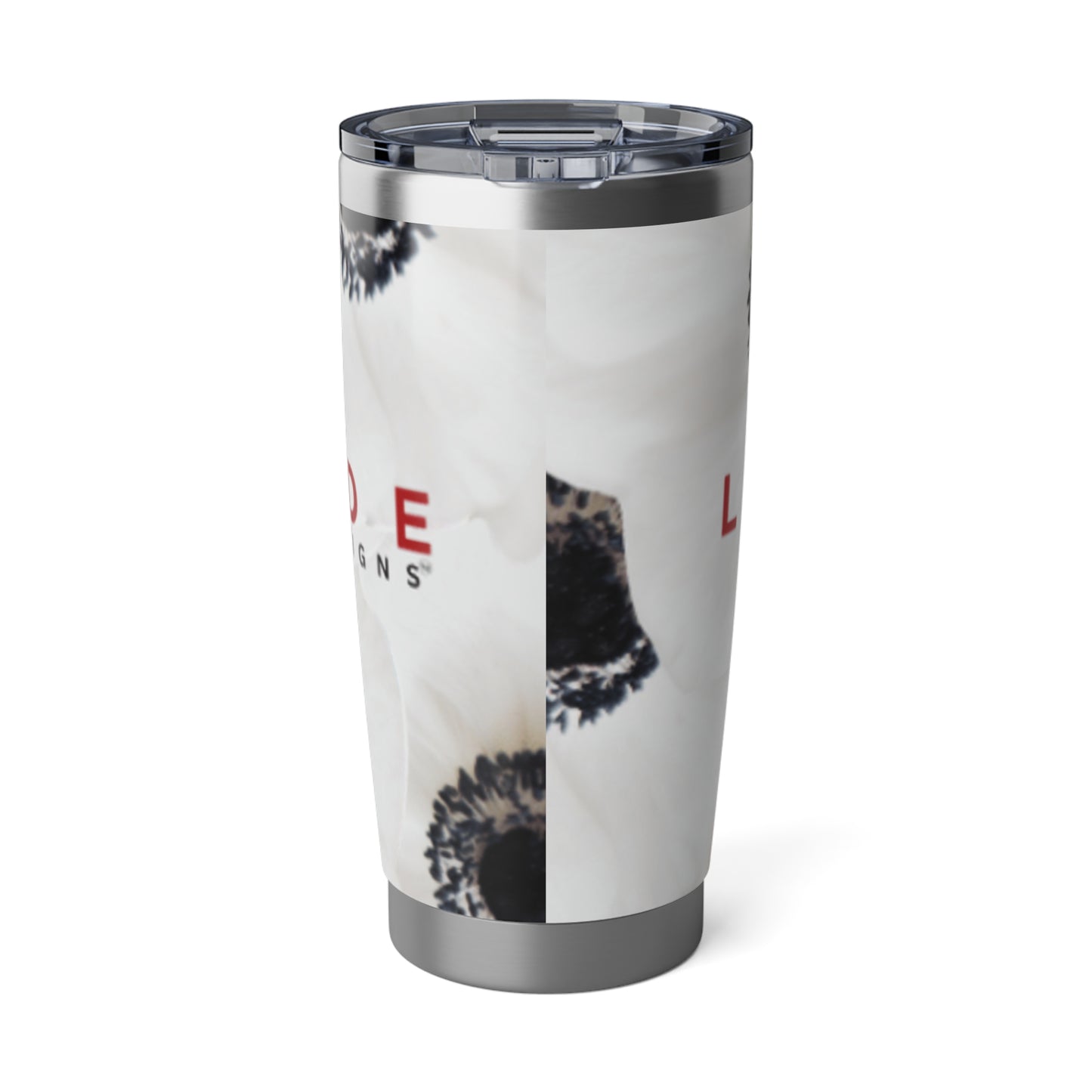 Vagabond 20oz Tumber: Watercolor Black and White Anemona Carmel