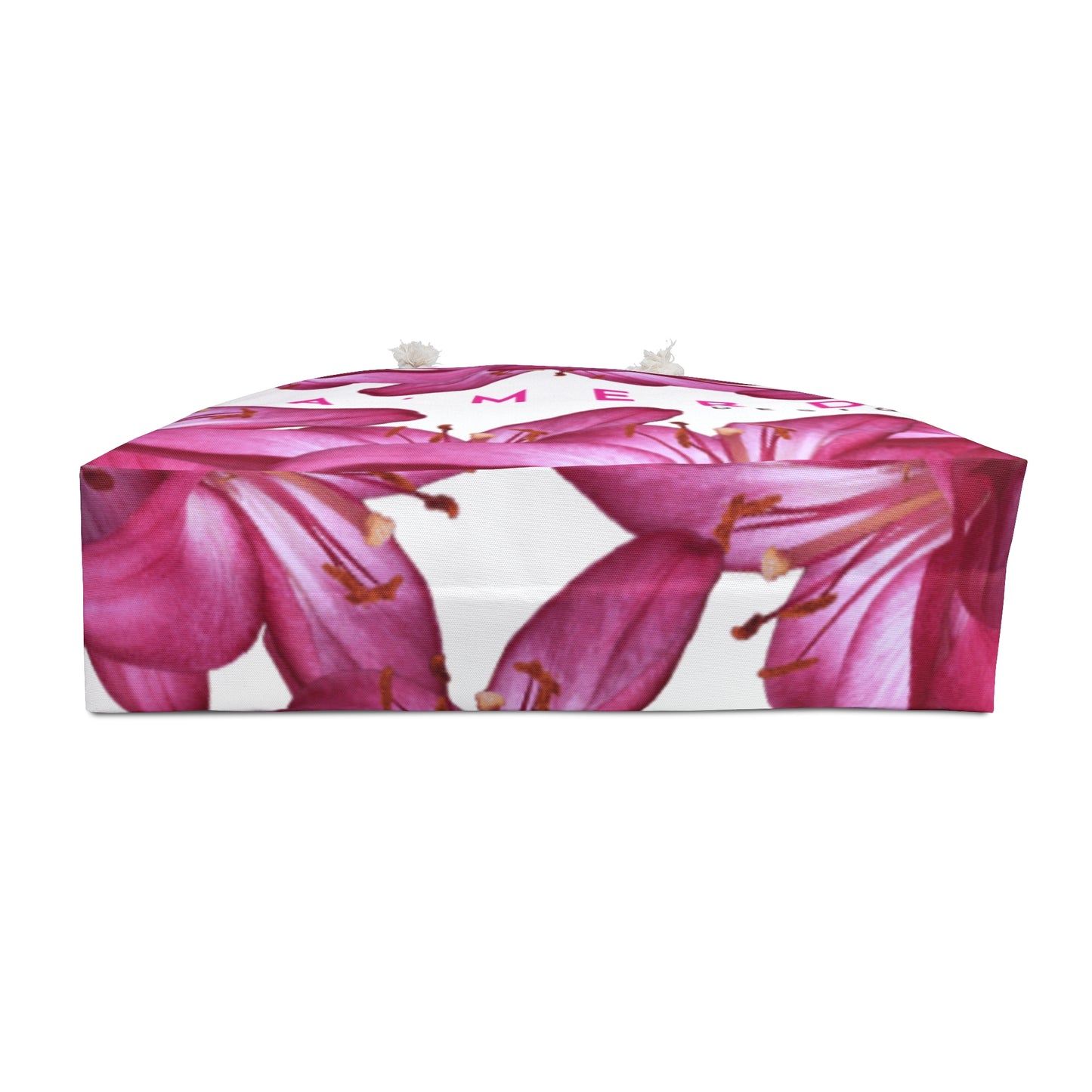Beach & Weekend Tote: Watercolor Pink Lilly