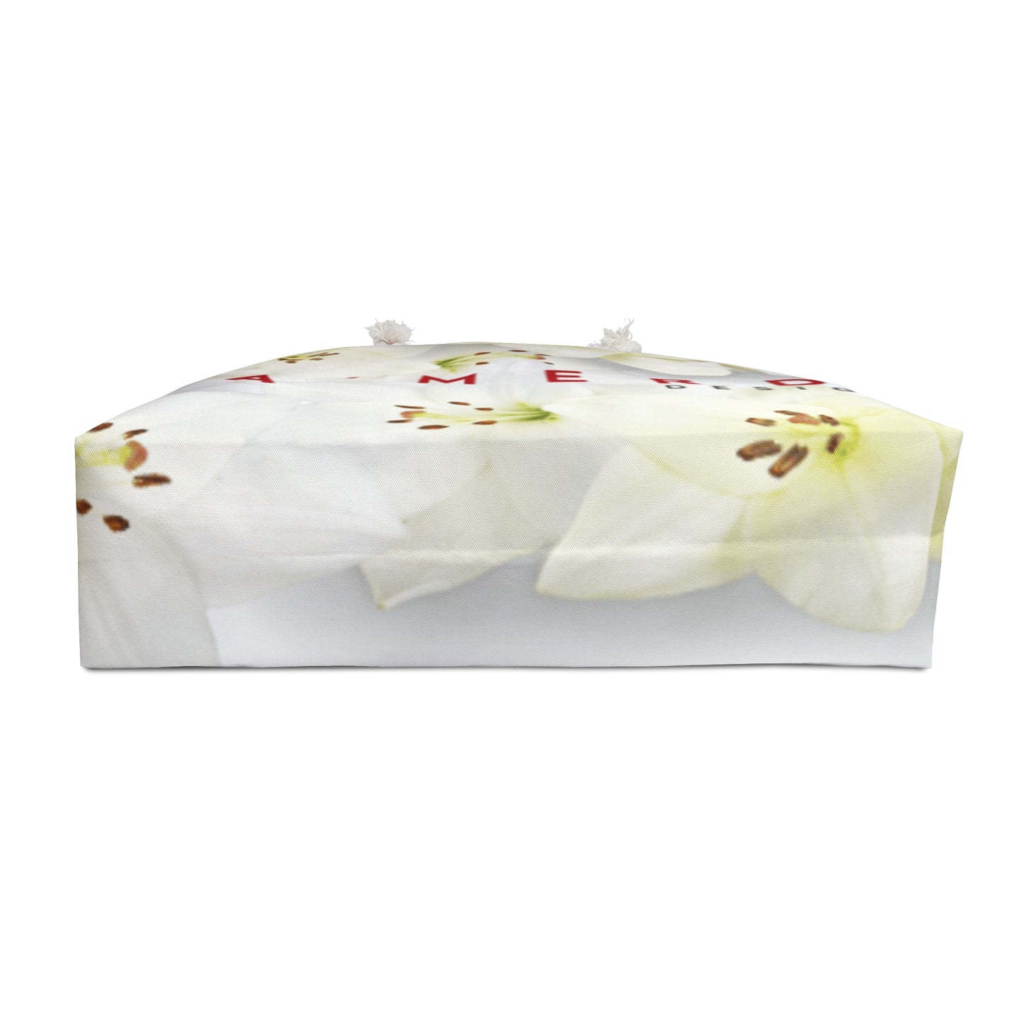 Beach & Weekend Tote: Watercolor White Day Lilly