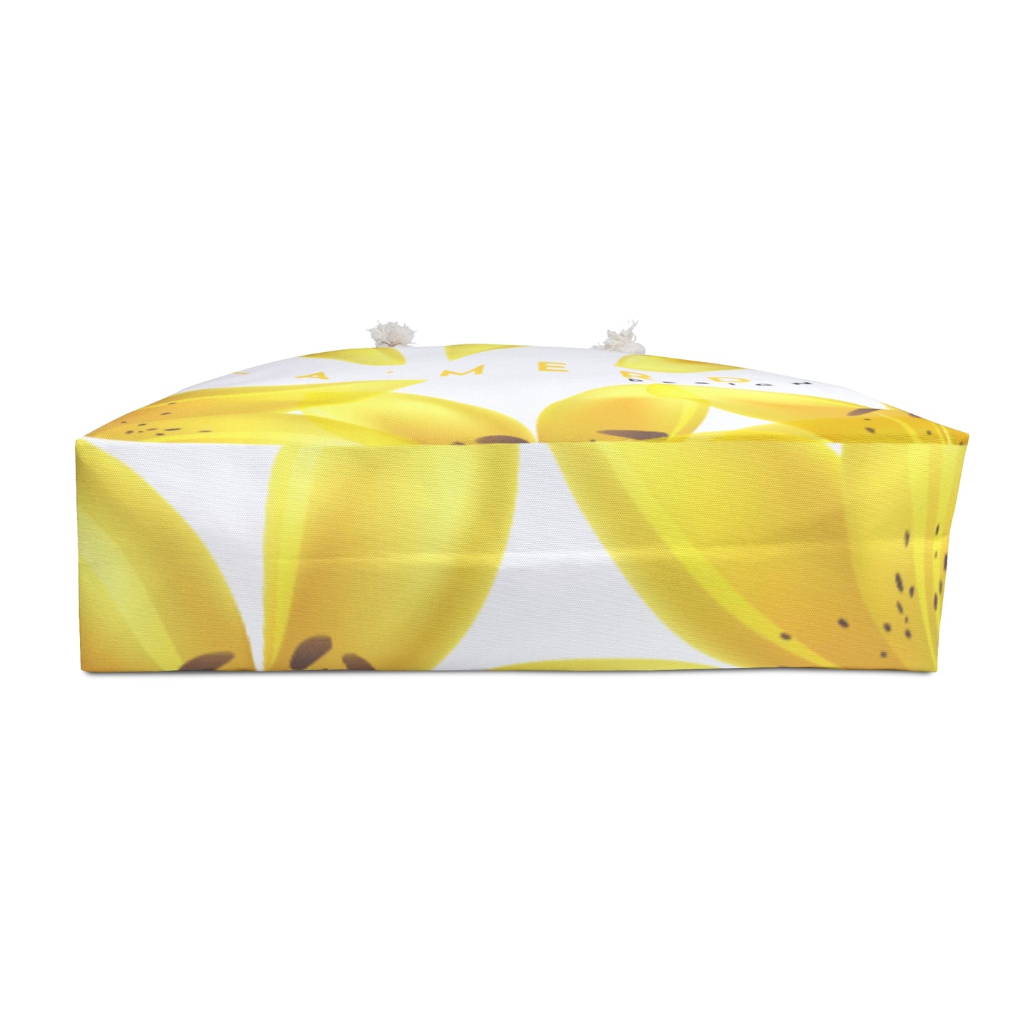 Beach & Weekend Tote: Watercolor Yellow Lilium Lilly