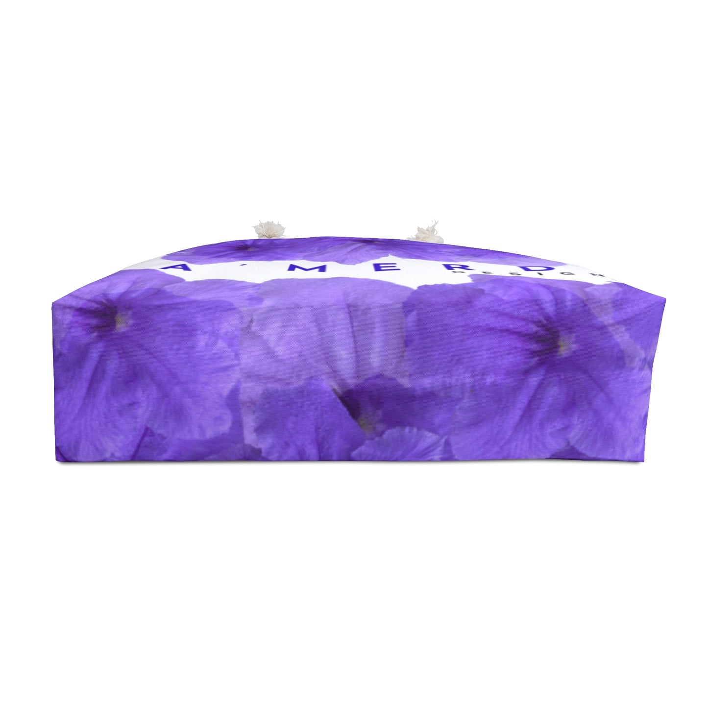 Beach & Weekend Tote: Watercolor Purple Ruellia Tuberosa