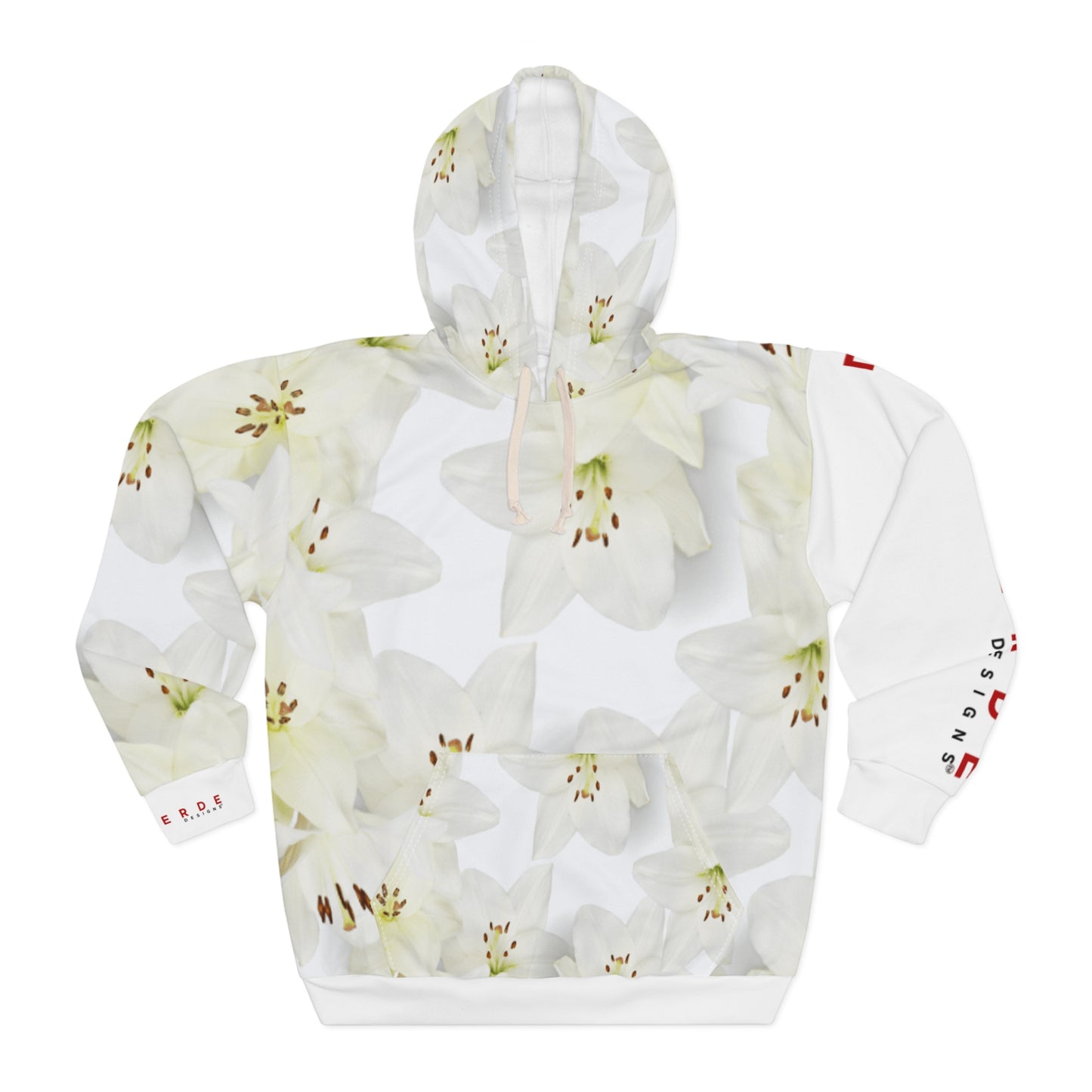 Unisex Pullover Hoodie: Watercolor Day Lily