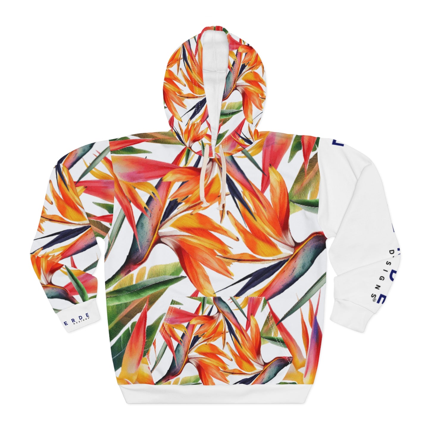 Unisex Pullover Hoodie: Brilliant Birds of Paradise