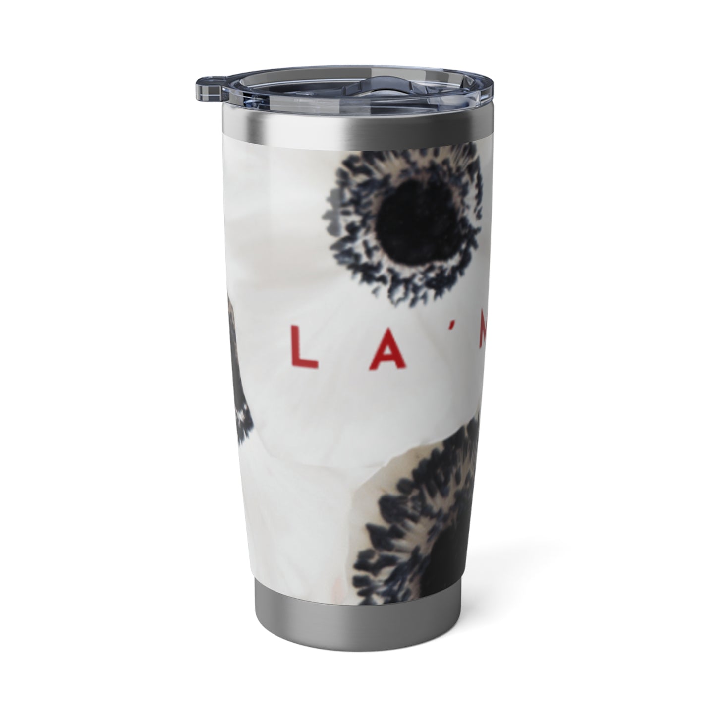 Vagabond 20oz Tumber: Watercolor Black and White Anemona Carmel