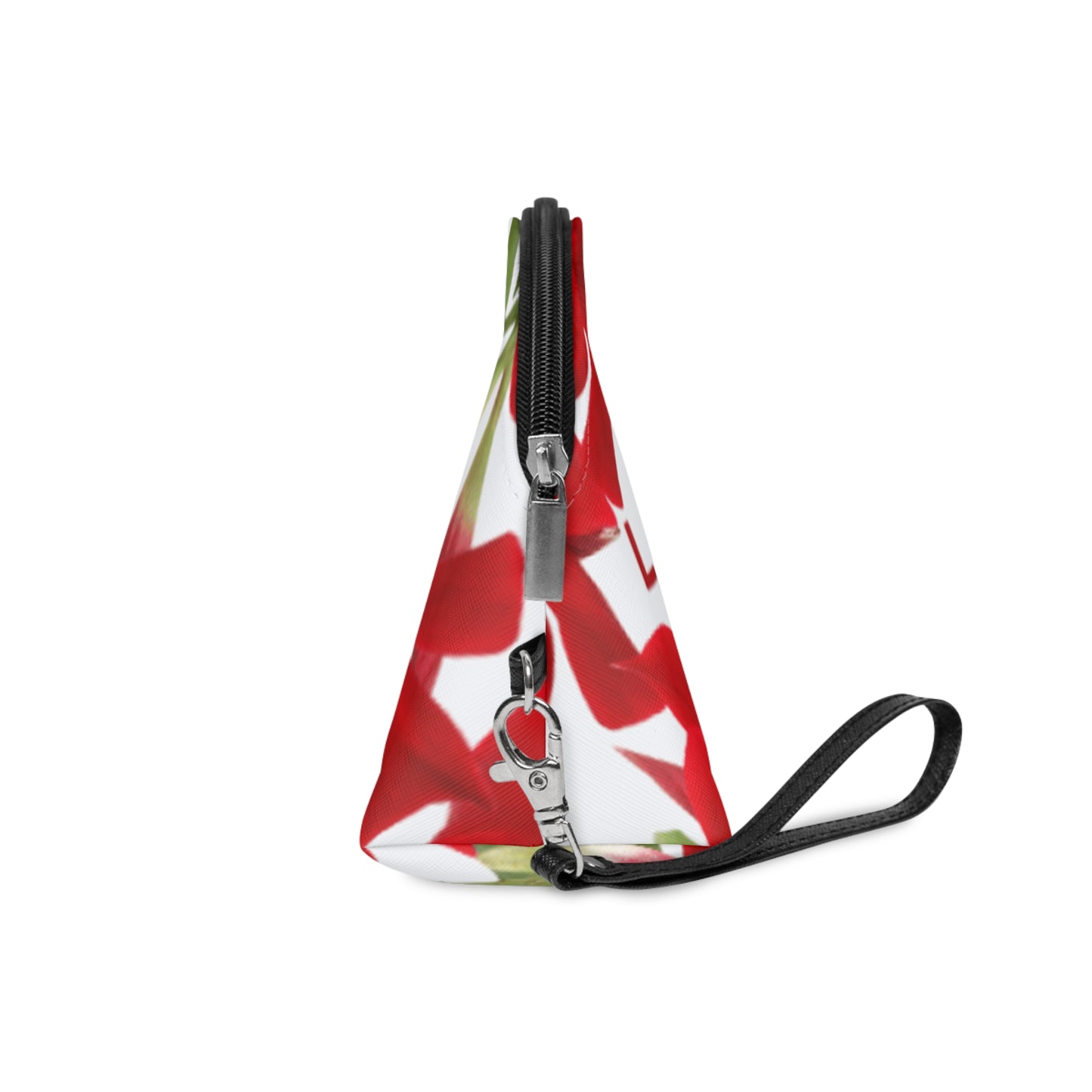 Cosmetic Bag: Brilliant Red Tropical Hibiscus