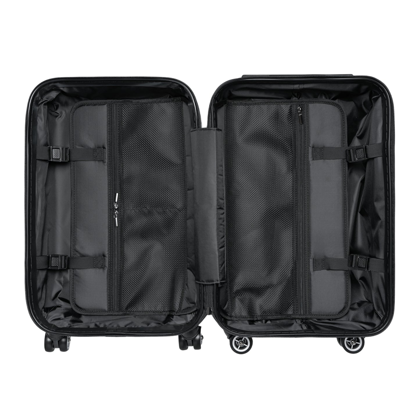 Carry-on Suitcase: Brillant Red Tropical Hibiscus